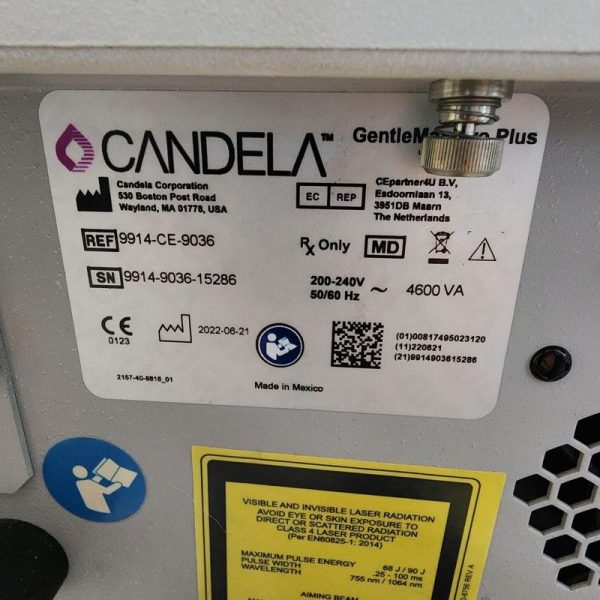 2022 Candela Gentlemax Pro Plus Dual Wavelength - Image 7